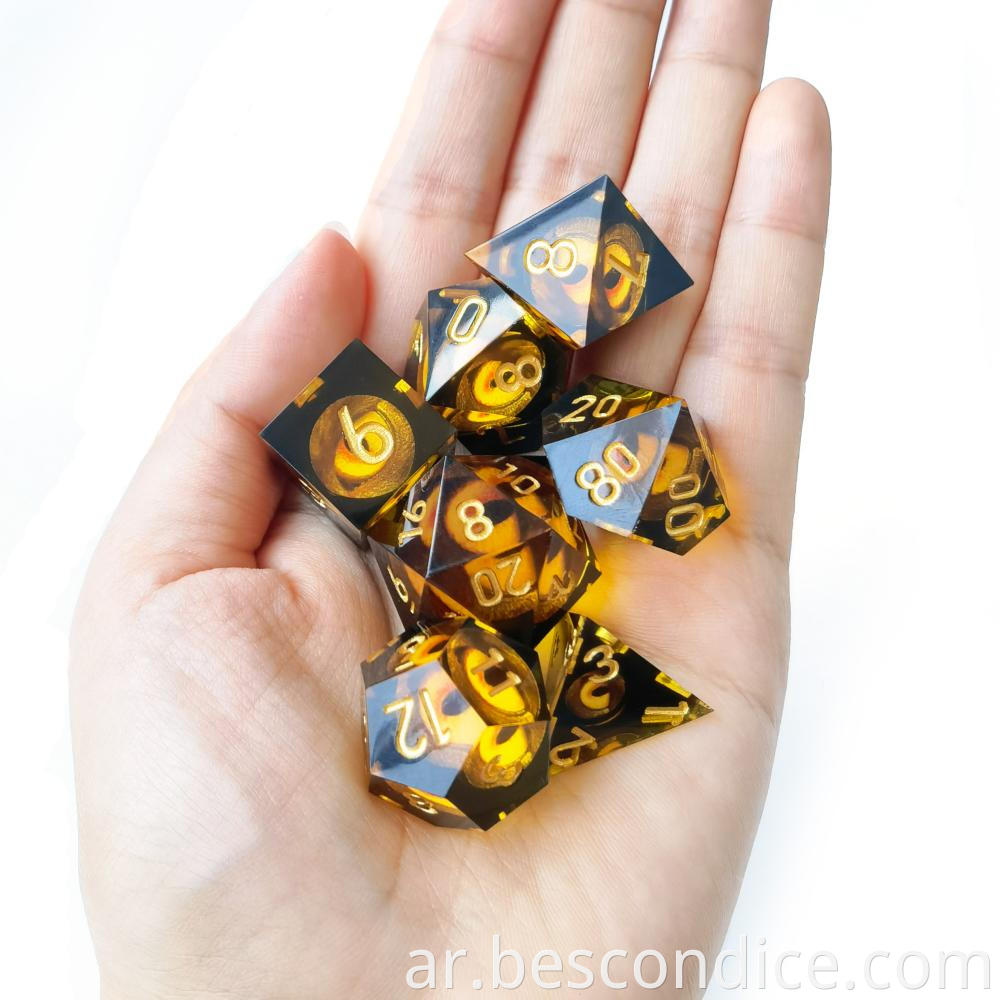 7 Piece Dungeons And Dragons Polyhedral Dnd Dice Set 6